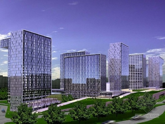 办公建筑国外资料下载-[北京]现代风格办公楼建筑设计方案文本（国外知名事务所设计）