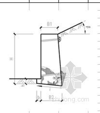 重力式水泥土墙资料下载-重力式挡土墙设计计算表格