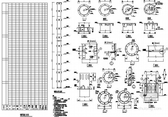 混凝土柱帽资料下载-[广东]钢管混凝土柱大样及柱表