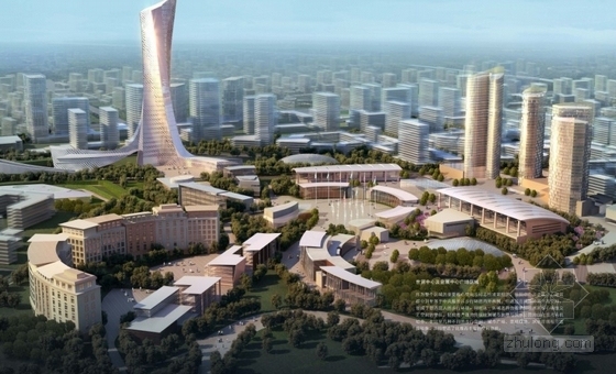 [北京]大型城市综合体规划及单体设计方案文本(知名公司)-效果图