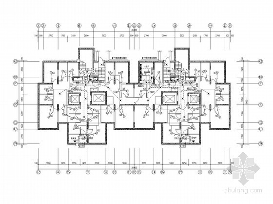 7层住宅施工图全套图纸资料下载-[河北]十八层住宅全套电气施工图纸