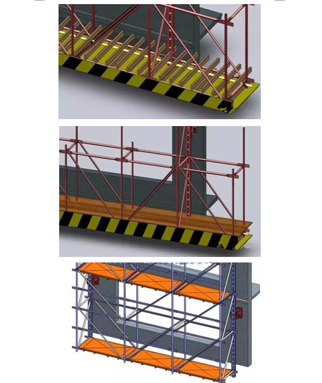 图解附着式升降脚手架-架体底部防护做法