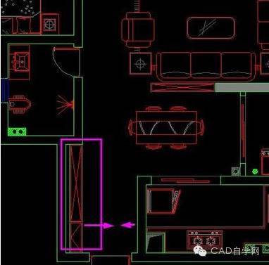 CAD教程：C平面布局时客餐厅注意事项_2