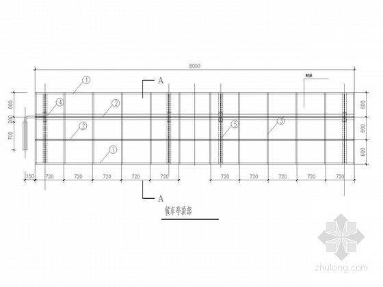 公交候车亭钢结构图纸资料下载-候车亭钢框架结构施工图