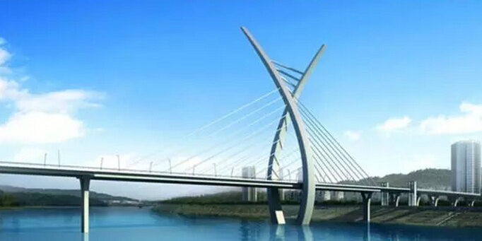 凤凰沱江大桥特大坍塌事故资料下载-泸州市6套龙透关大桥的设计方案，简洁而大气磅礴！