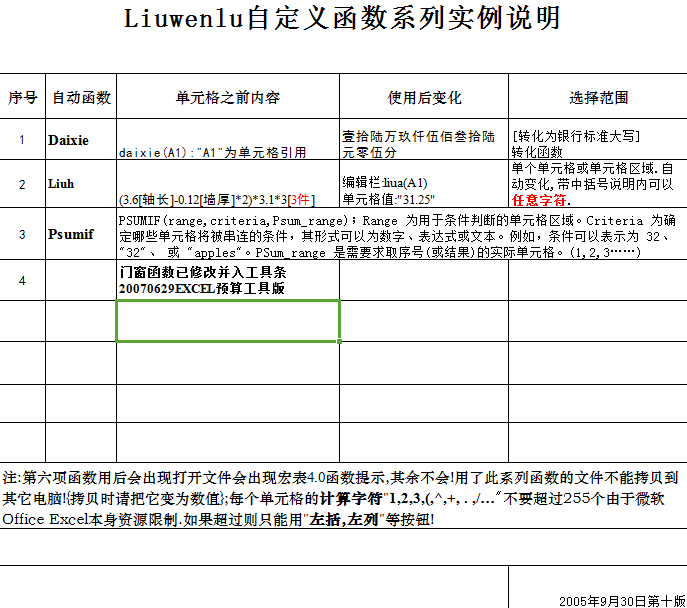 2014年北京信息价查询资料下载-Excel预算工具条与完美函数(解禁版2014)-含年度信息价