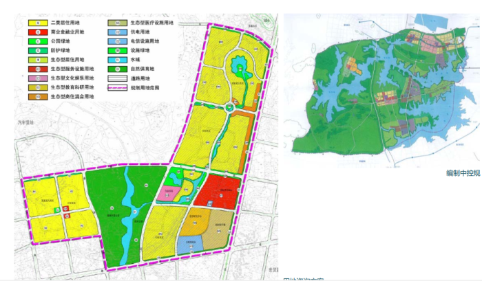 [湖北]乡野度假生态可持续养老社区旅游度假村景观规划设计-基地上位规划