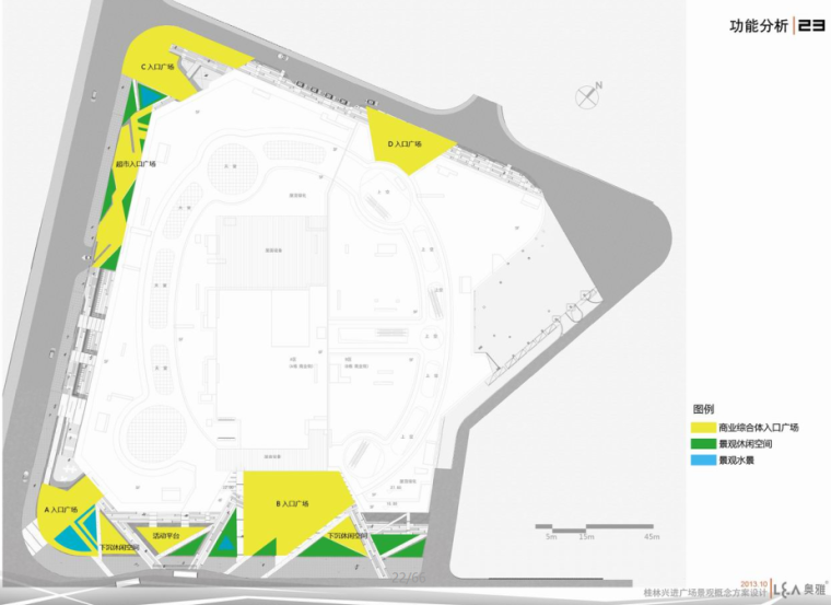 [广西]桂林兴进广场景观概念方案（商业，现代） C-2 功能分析