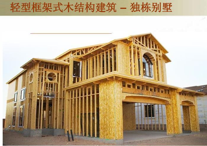 北美木结构建筑和工程木材（PPT，287页）-轻型框架式木结构建筑 – 独栋别墅