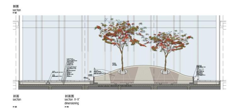 ​[河南]郑州绿地中央广场现代风高层综合体办公建筑设计方案文本（PDF）-广场铺装构造