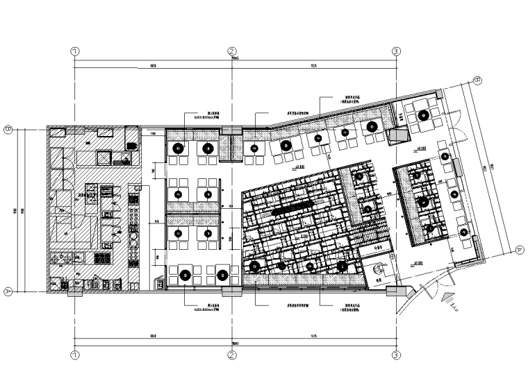 店施工图模型资料下载-内建筑--味千拉面上海西郊百联店施工图
