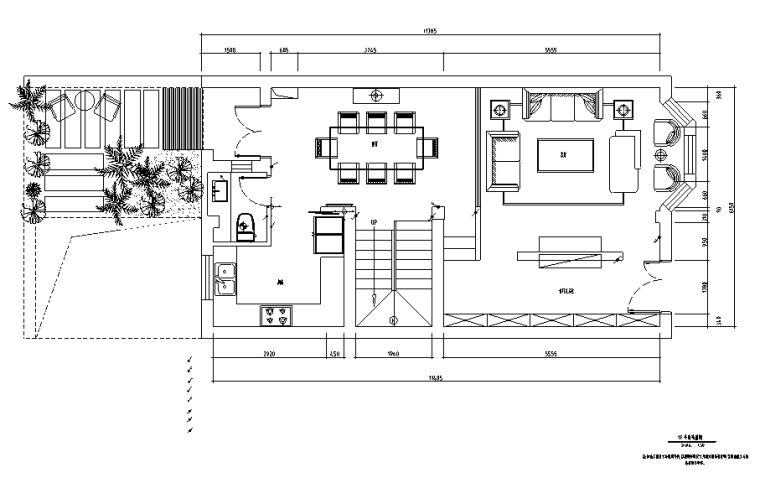 别墅客厅和效果图资料下载-欧式风别墅空间设计施工图（附效果图+软装配置）