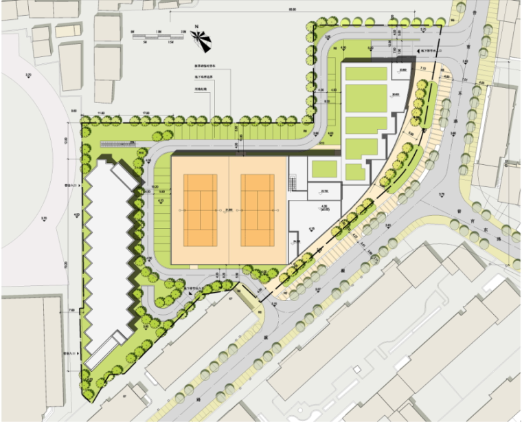 [上海]多层市级体育馆建筑设计方案文本（含3套方案及施工图）-多层市级体育馆建筑设计方案文本（含3套方案及施工图）