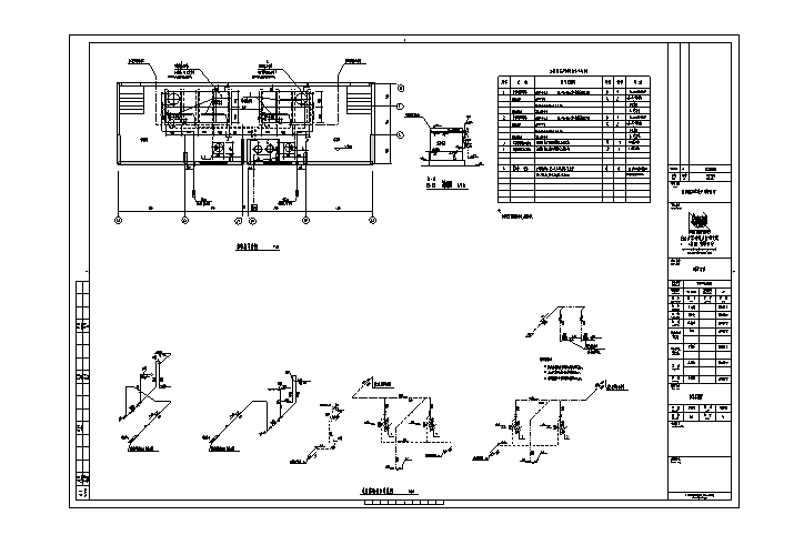 柔性防水套管CAD图纸资料下载-同济家园三期给排水施工图