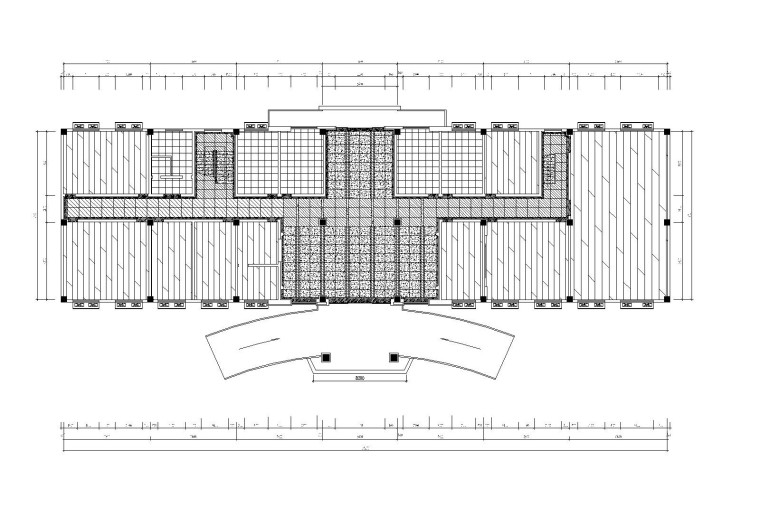 现代简约风格综合办公楼室内装修施工图（附效果图）-一层地材