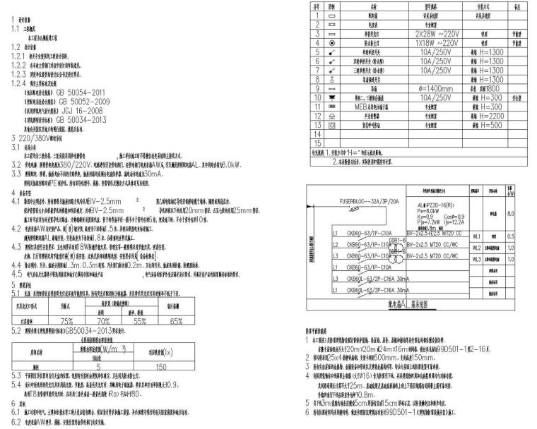 [江苏]经济园区景观工程公厕电气施工图（知名院设计）-系统图