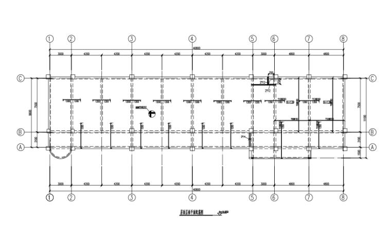 5层框架结构教学楼结构施工图（CAD、17张）-屋面板配筋图