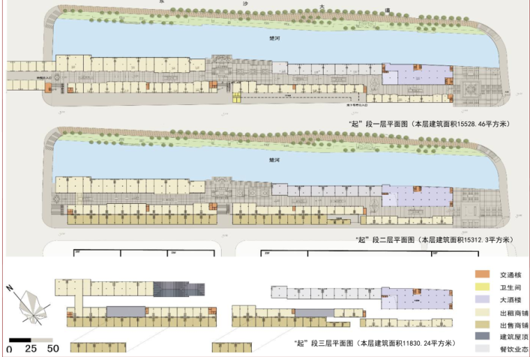 [湖北]知名地产武汉中央文化旅游区建筑方案设计文本（PDF+74页）-建筑平面图