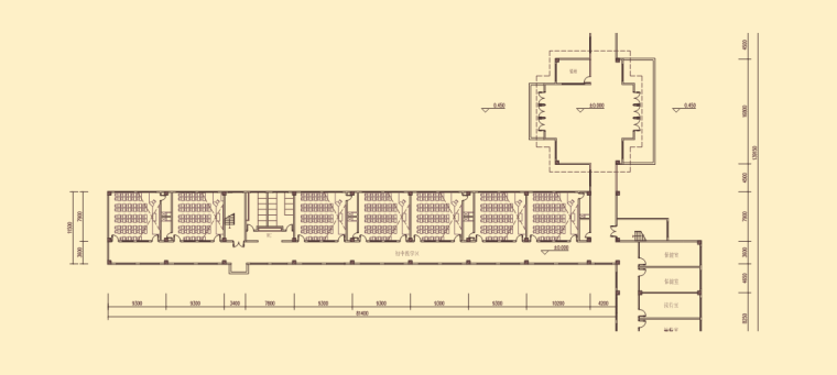 [河北]新中式风格塔式住宅建筑设计方案文本（含学校及商业建筑）-新中式风格塔式住宅建筑平面图