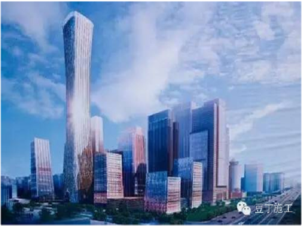 南宁绿地中央广场基坑资料下载-北京第一高楼——中国尊基坑施工动画