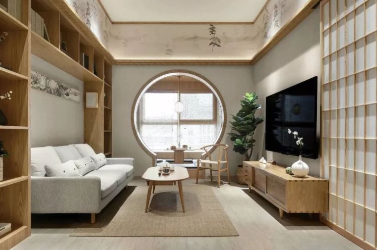 家具现代简约卧室资料下载-现代简约的中式设计