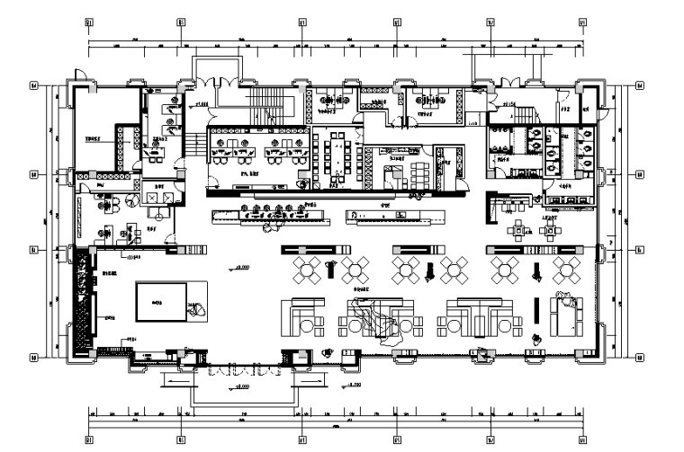 售楼部CAD建筑平面图资料下载-时代云图中山售楼部深化施工图（附效果图）