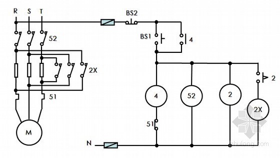 空调电工基础配线控制回路模拟器电气配线图讲义讲稿（69页）-串联电阻(电抗器)起动 