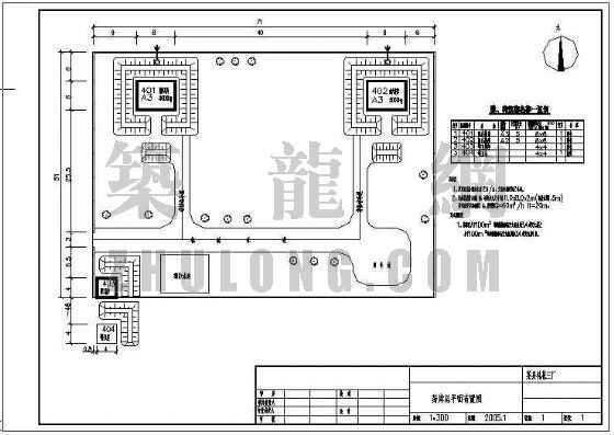 污水治理厂平面图资料下载-某县礼花厂消防设计平面图