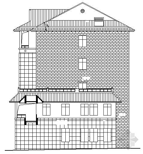五层办公楼cad建施图资料下载-某五层办公楼建筑施工图