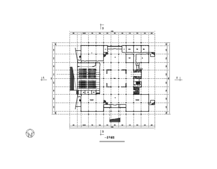 图书馆绿化平面资料下载-安徽财贸学院图书馆23897平米建筑图带外观效果图