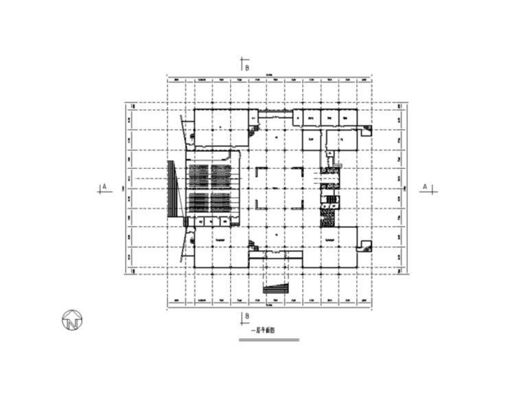 图书馆全套建筑资料下载-安徽财贸学院图书馆23897平米建筑图带外观效果图