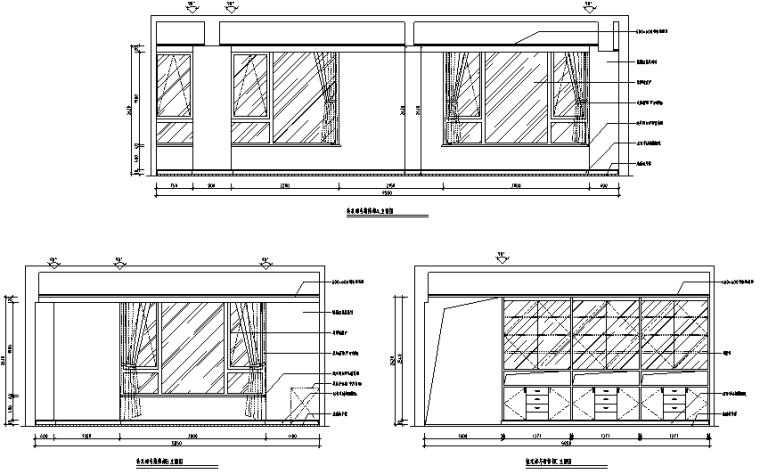 [江西]科技公司办公大楼设计施工图（附效果图）-立面图