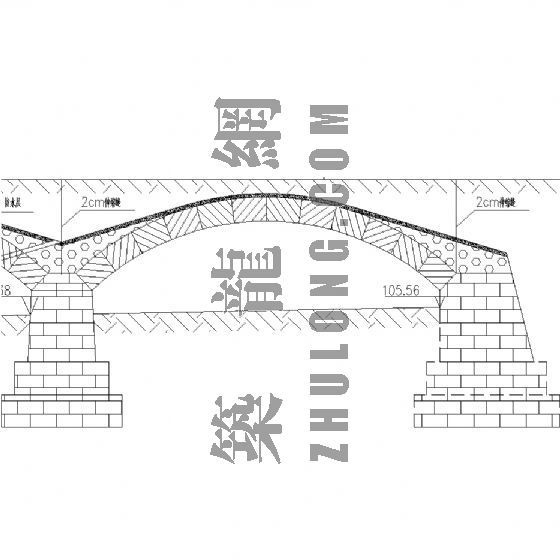 涵洞八字墙坐标计算资料下载-石拱桥详图