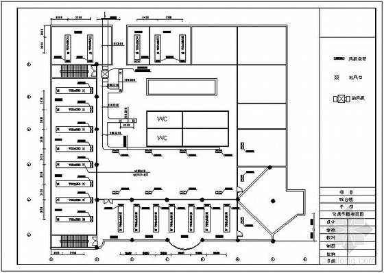 厂房综合楼布置图资料下载-某综合楼空调平面布置图