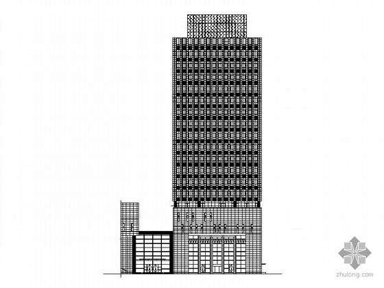 主席楼平面资料下载-[山东]某十九层商业综合楼建筑施工图