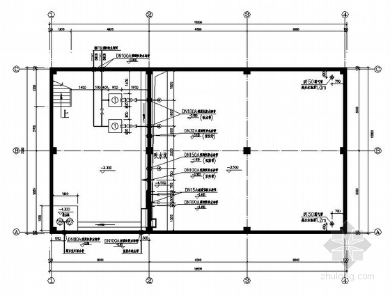 工业区规划CAD资料下载-深圳某工业区泵房详图