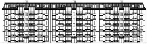 株洲装修客厅资料下载-株洲市某六层住宅楼建筑施工图