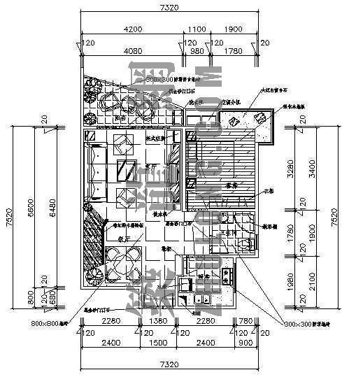 家装楼板CAD施工图资料下载-家装图施工图