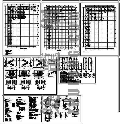 层间结构设计资料下载-二层超市结构设计