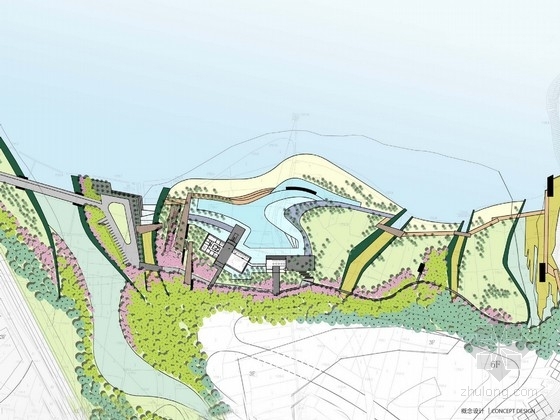 房地产项目标识系统规划资料下载-[云南]超现实主义自然滨水景观规划设计方案(知名地产公司项目)