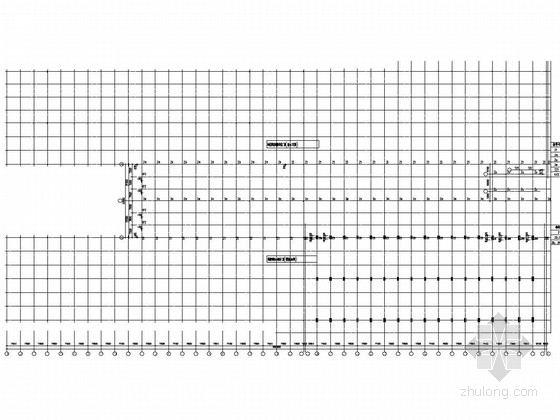 钢结构连廊施工图集资料下载-[成都]单层钢结构车间连廊结构施工图（含pkpm计算、建筑图）