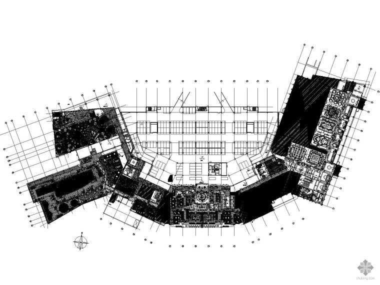 花园式宾馆建筑施工图资料下载-[苏州]国际花园式酒店施工图（含实景）