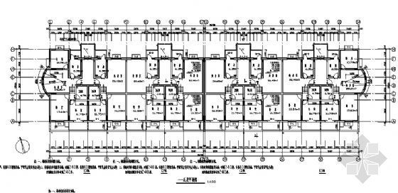 六层跃层式住宅建筑施工图-3