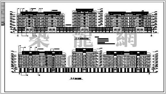 湖南省三层建施图资料下载-沿街住宅建施图