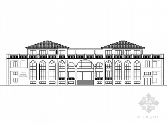 三层办公建筑平面图资料下载-[辽宁]三层框架结构办公楼建筑施工图