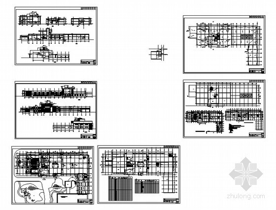 [北京]某城市科普展览馆建筑方案图-总图 