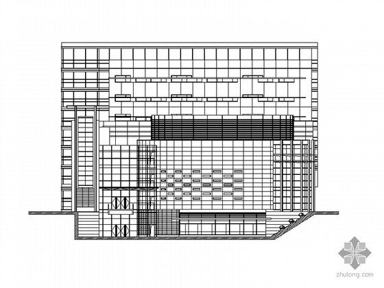 音乐学院门头设计资料下载-某音乐学院七层排演厅、教学楼建筑施工图