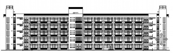 平屋顶教学楼建筑施工图资料下载-[河南省开封市]某技术学院教学楼建筑施工图