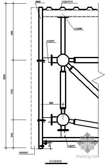 水泥纤维板挂板节点资料下载-某灯箱与挂板节点构造详图