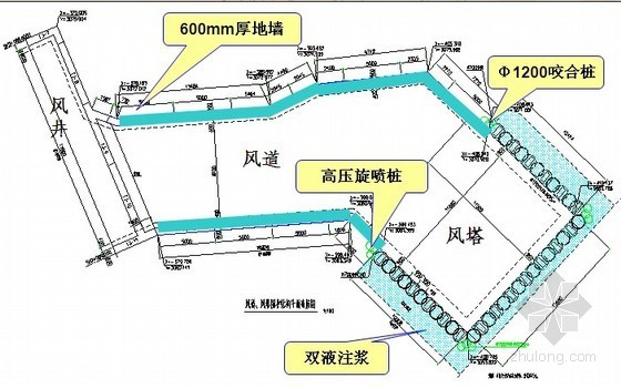 咬合桩硬咬合资料下载-[上海]人民路隧道基坑围护硬法钻孔咬合桩施工技术